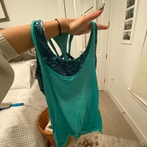 Lululemon Built in Bra Braided Back